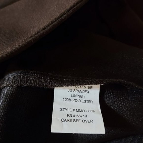 NOTATIONS BROWN BLAZER SHOULDER PADS PEPLUM IN FRONT AND BACK SIZE S NWOT - Picture 6 of 7